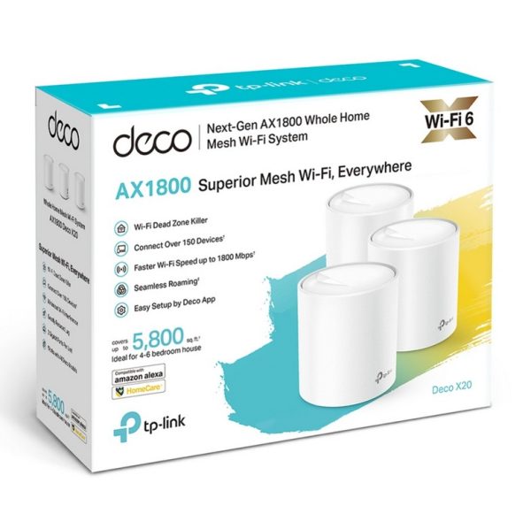 Deco X20 Pack de 2 Mesh TP Link AX1800 Wifi Gigabit - Image 4